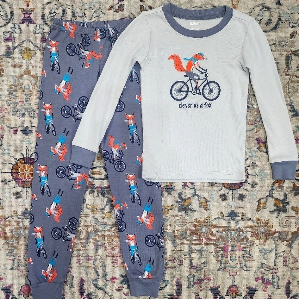 Gymboree, Fox, Pajamas Set, Long Sleeves, sz 5
